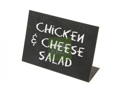 Ardoise table noir fer avec pied