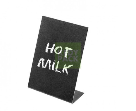 Ardoise table noir fer avec pied