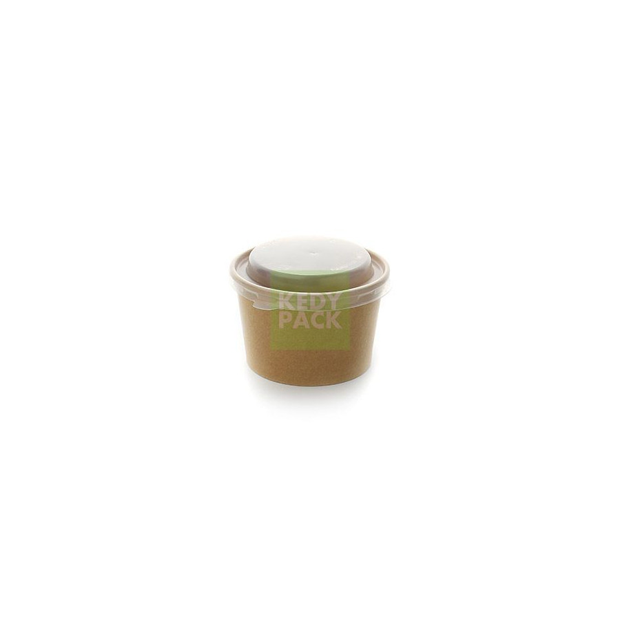 Pot Kraft et couvercle micro-ondable Pot Kraft et couvercle micro-ondable