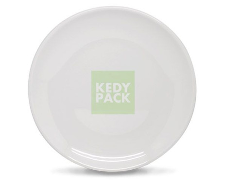 Assiette ronde plastique réutilisable