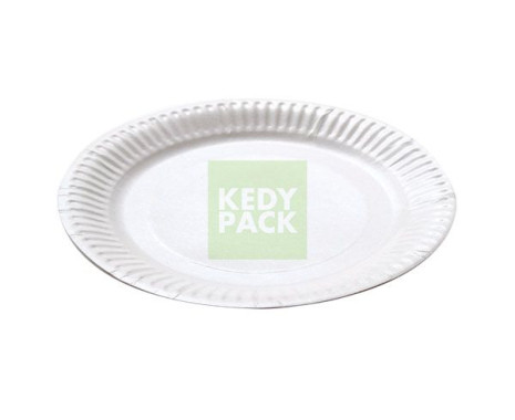 Assiette Blanche en Carton