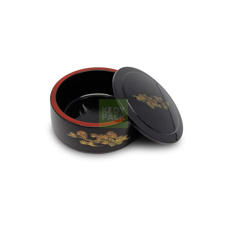 Boîte Chirashi rond à avec Motifs Boîte Chirashi rond à avec Motifs