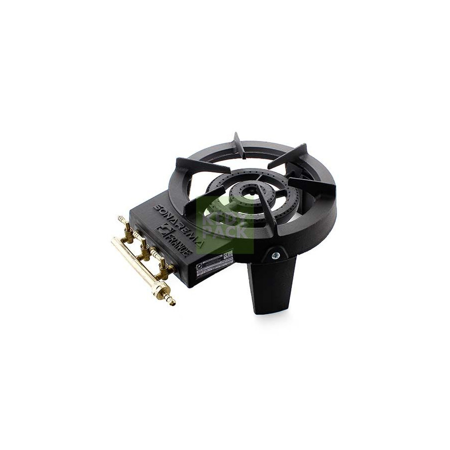 Réchaud Noire 3 robinets SONAREMA