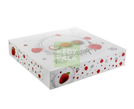 Boîte pâtissière carton imprimé