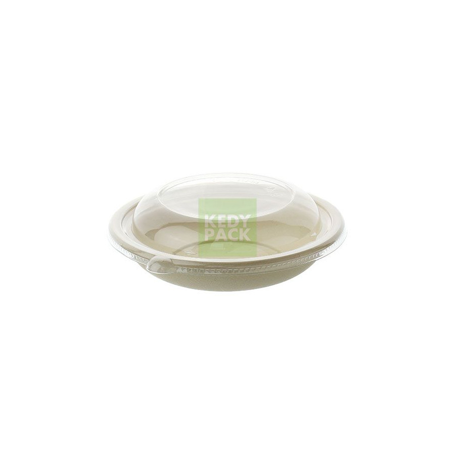 Bol rond pulpe avec couvercle Bol rond pulpe avec couvercle