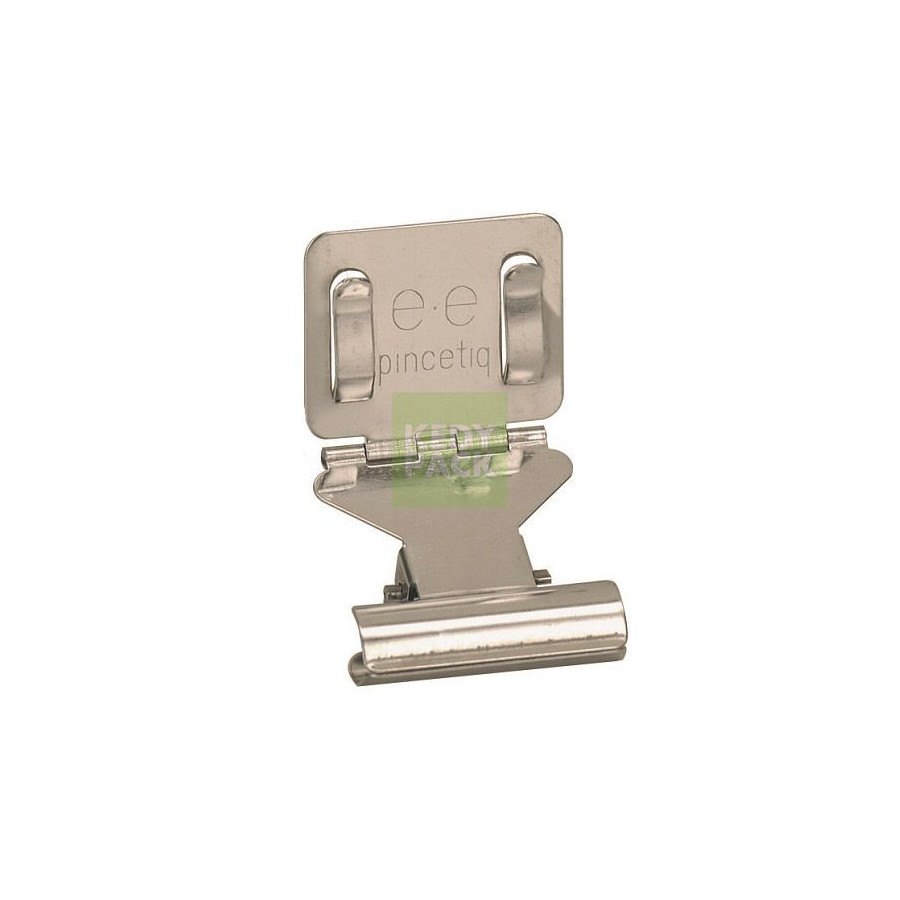 Étiquette avec Pic en Inox