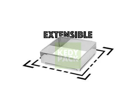 Cadre a pâtisserie extensible inox