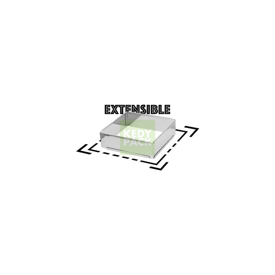 Cadre a pâtisserie extensible inox Cadre a pâtisserie extensible inox