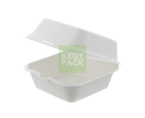 Coquille en pulp de canne pour burger