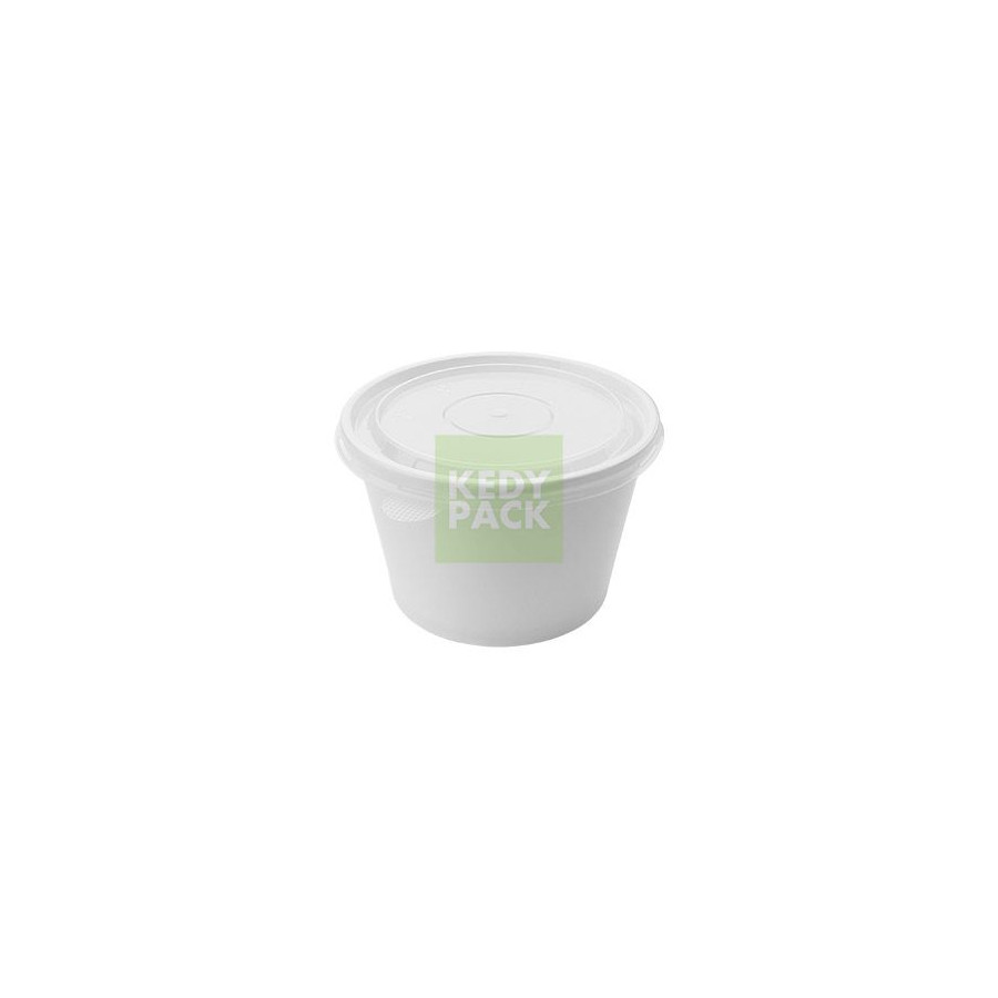 Pot Blanc et couvercle micro-ondable Pot Blanc et couvercle micro-ondable