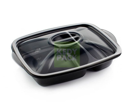 Barquette Marmite double compartiment