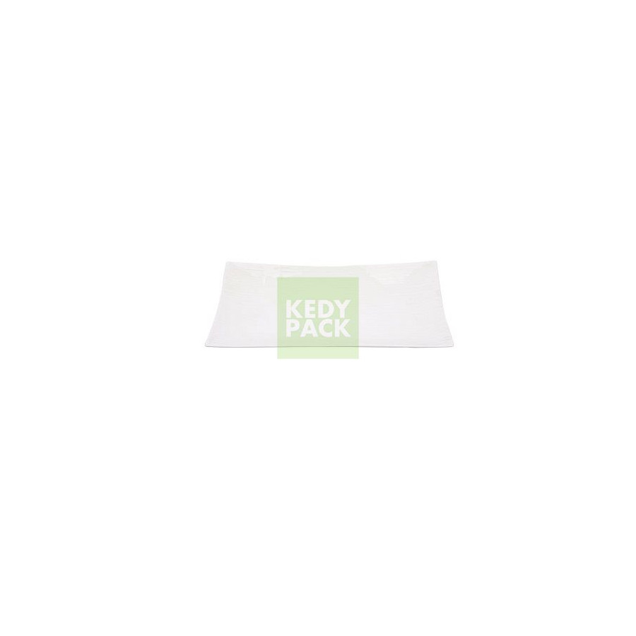 Plat Rectangulaire Blanc Céramique