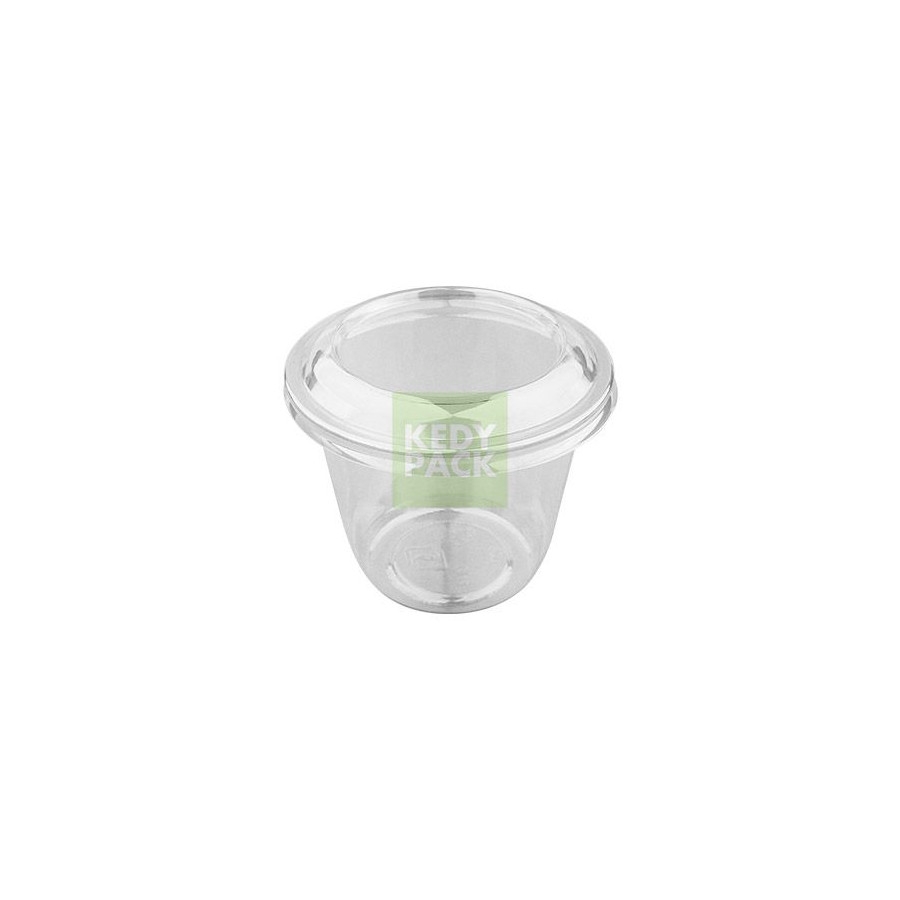 Pot dessert plastique transparent
