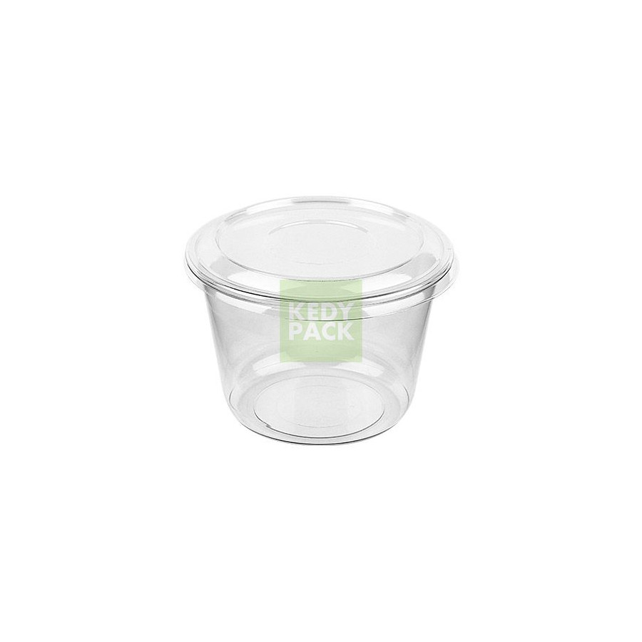 Pot dessert plastique transparent