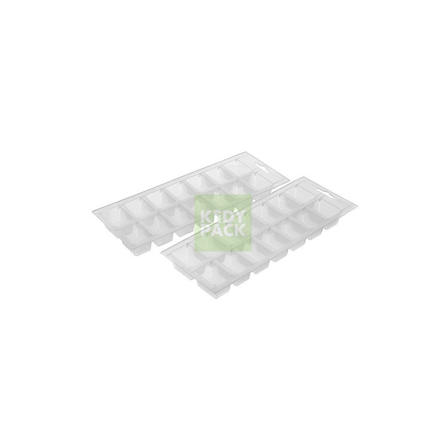 2 Bacs a glaçon en plastique