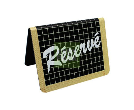 Chevalet de table reserve