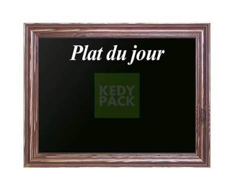 Ardoise noir plat de jour