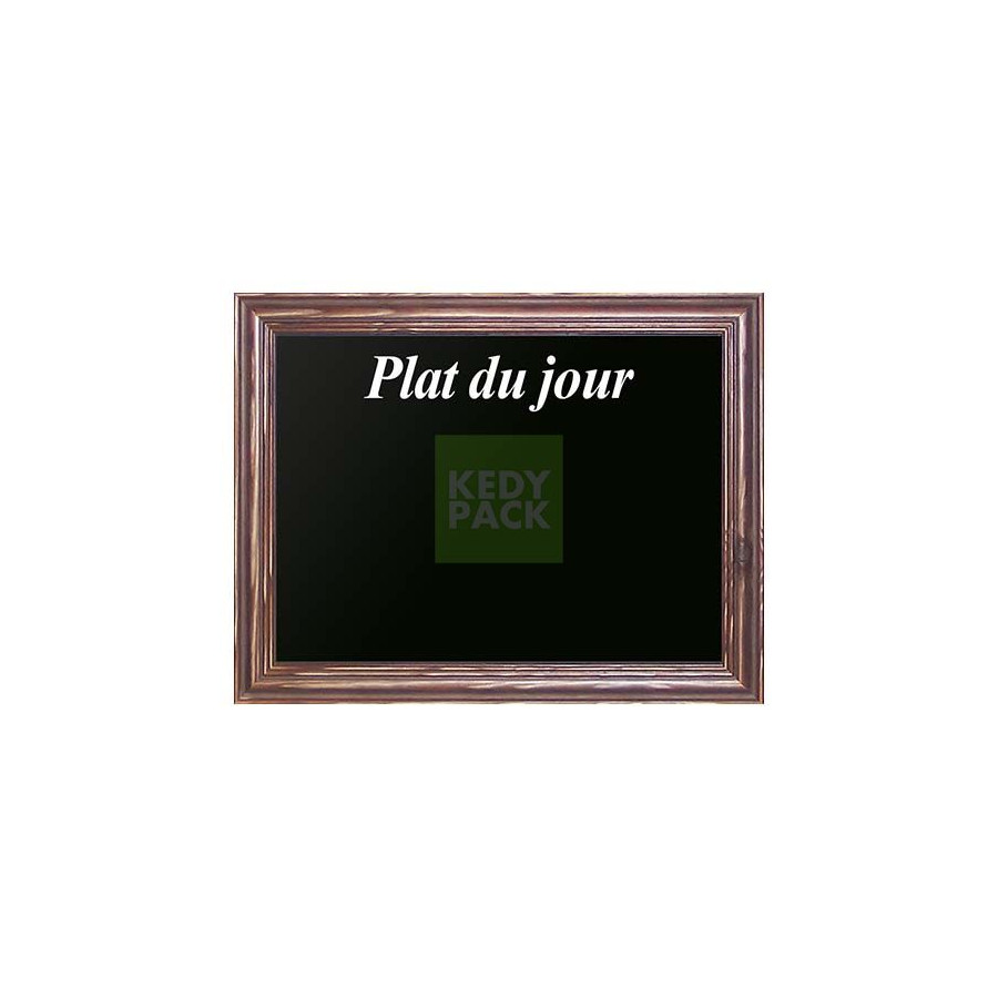 Ardoise noir plat de jour