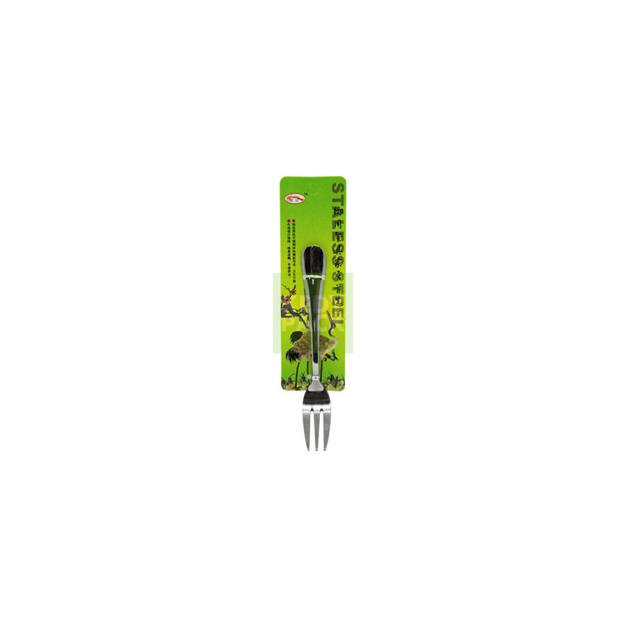 Mini fourchette jaune/vert