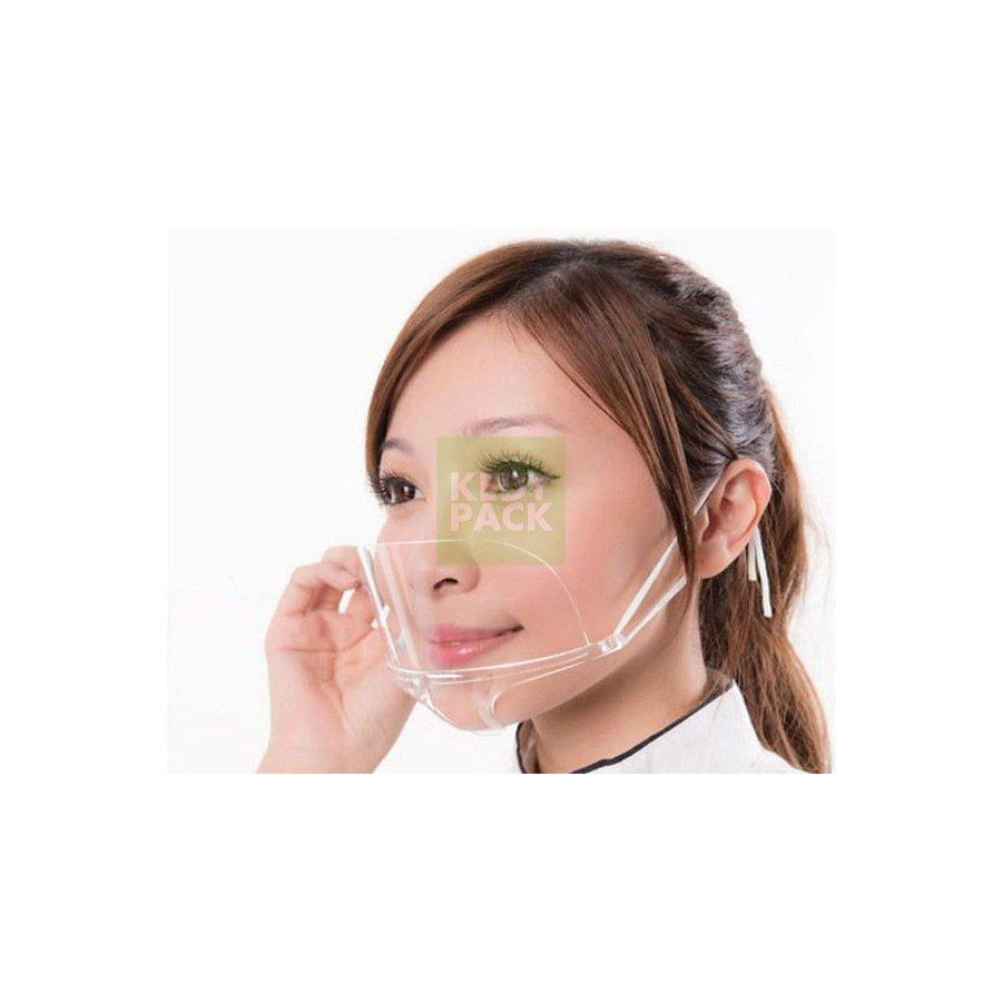 Masque hygiénique transparent rigide Masque hygiénique transparent rigide