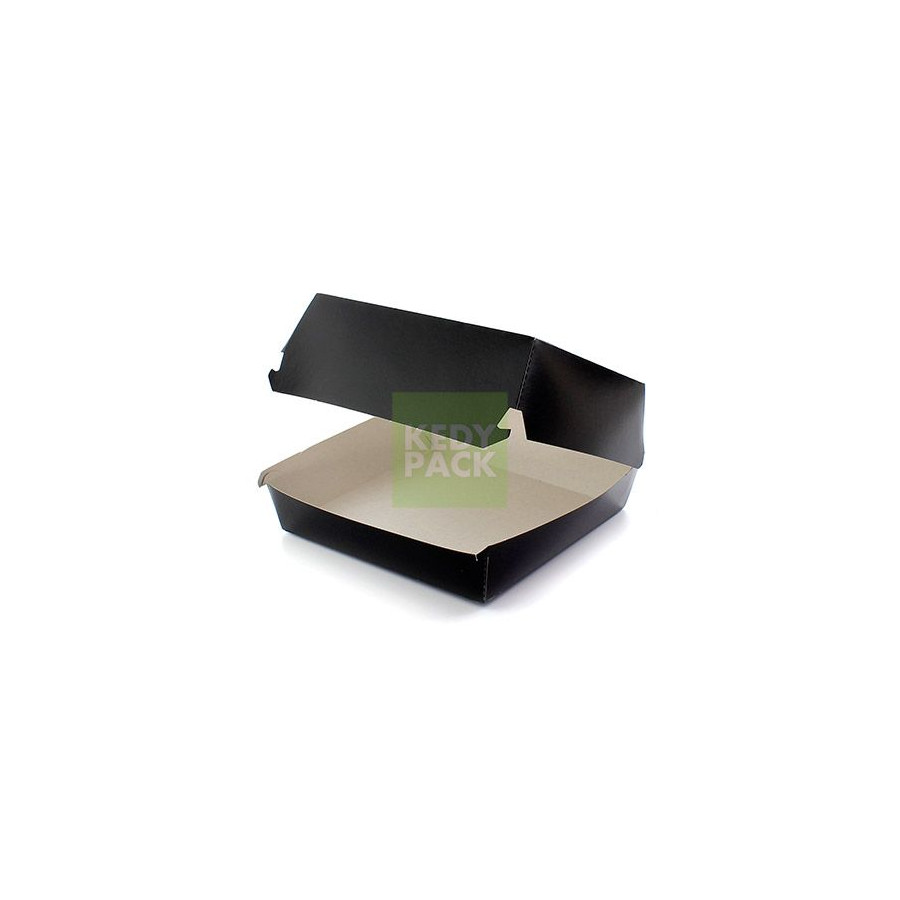 Boîte à Hamburger en carton noir