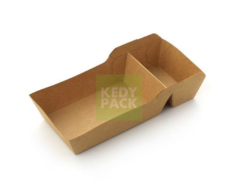 Barquette à friture en carton kraft