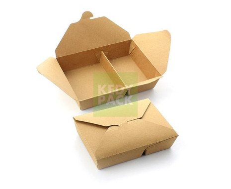 Boîte Bio pack barquette compartiment