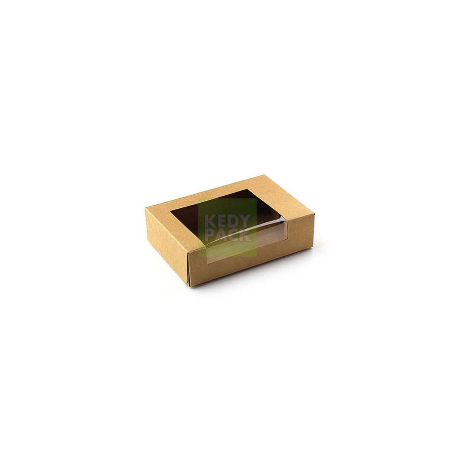 Boîte rectangulaire KRAFT fenêtre Boîte rectangulaire KRAFT fenêtre