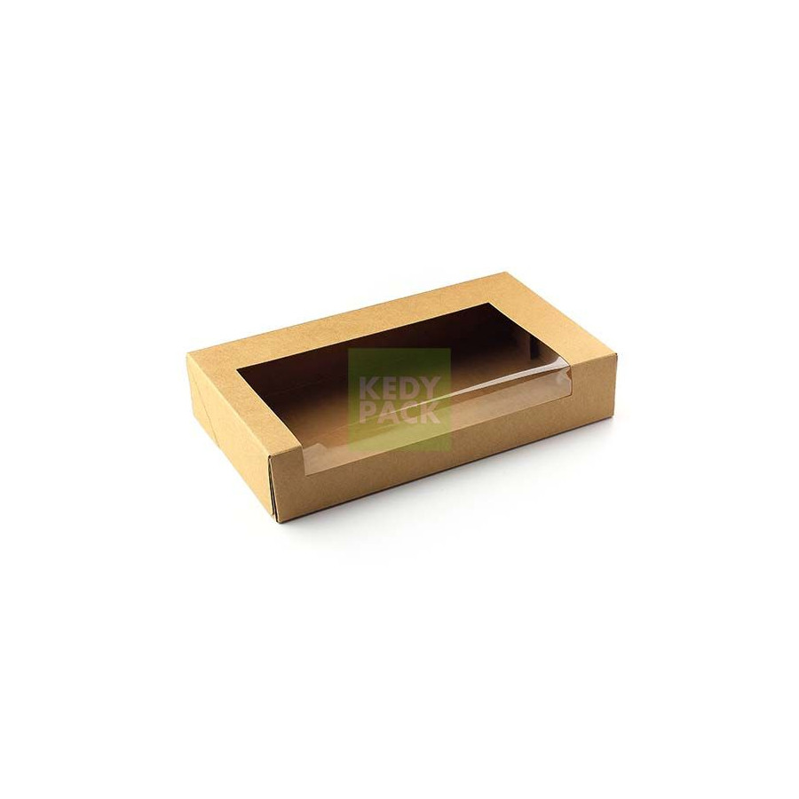Boîte rectangulaire KRAFT fenêtre
