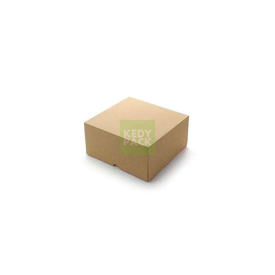 Boîte pâtissière en carton Kraft