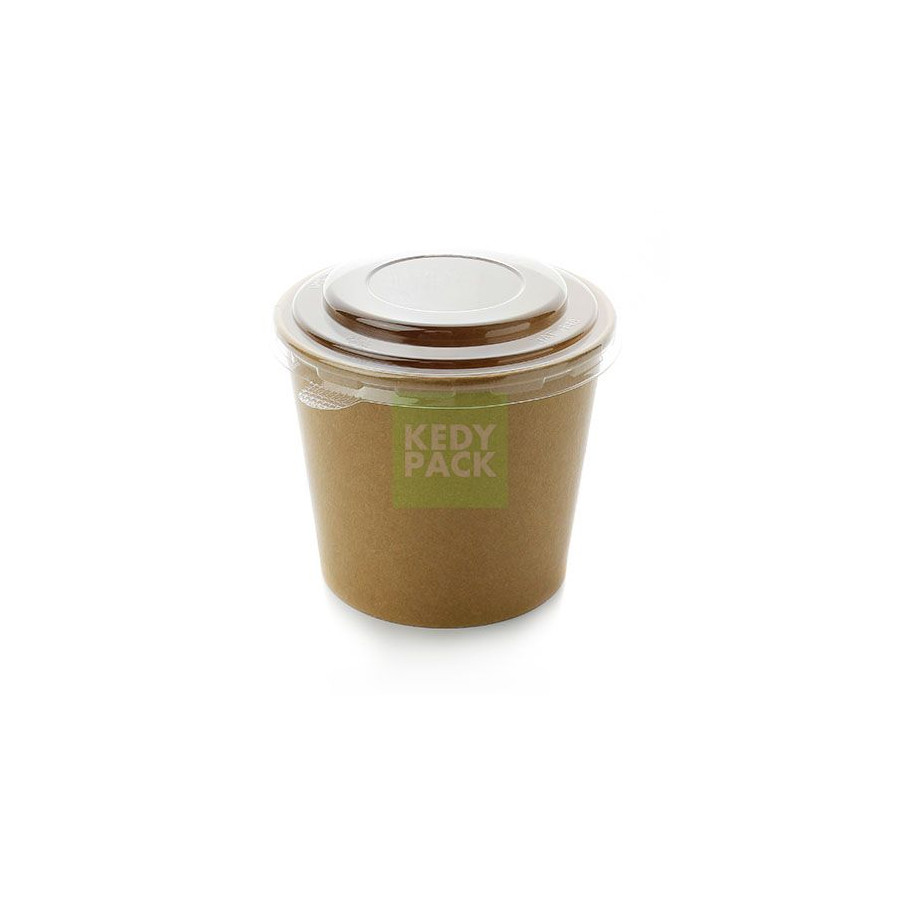 Pot Kraft et Couvercle Fraicheur
