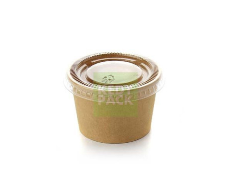 Pot sauce kraft, couvercle Fraicheur