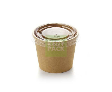 Pot sauce kraft, couvercle Fraicheur