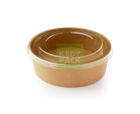 Bol rond couvercle PET