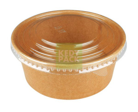 Bol rond couvercle PET