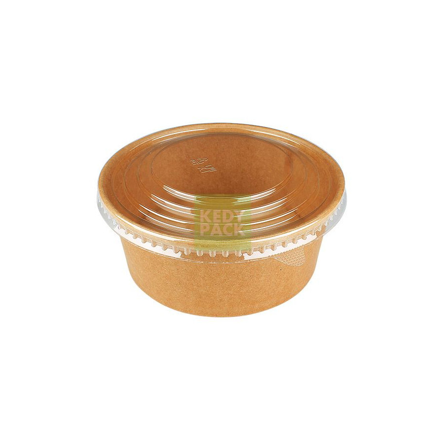 Bol rond couvercle PET