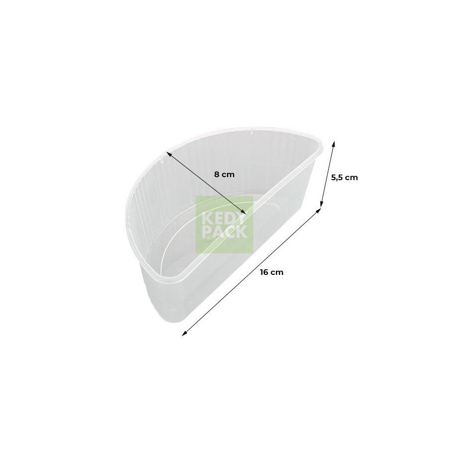 Bol rond couvercle PET