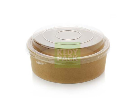 Bol rond couvercle PET