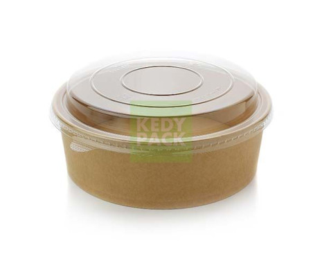 Bol rond couvercle PET