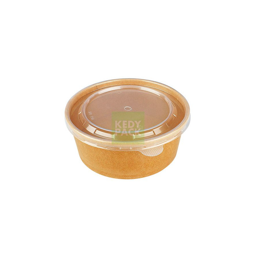 Bol carton + Couvercle micro-ondable Bol carton + Couvercle micro-ondable