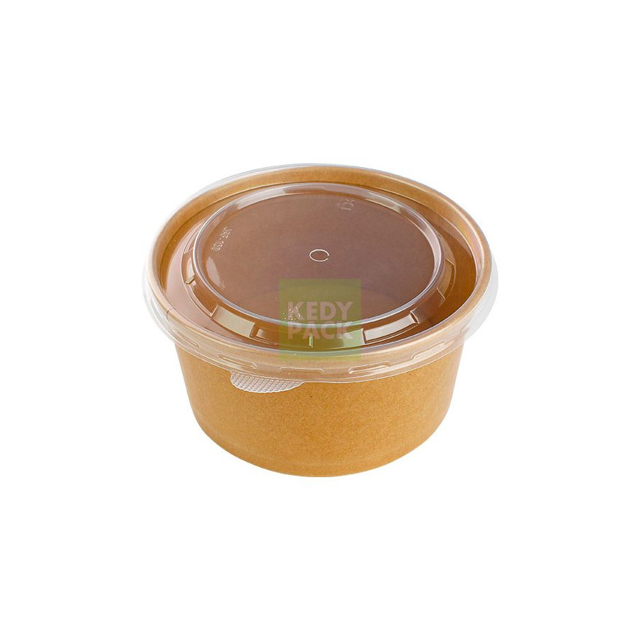 Bol carton + Couvercle micro-ondable