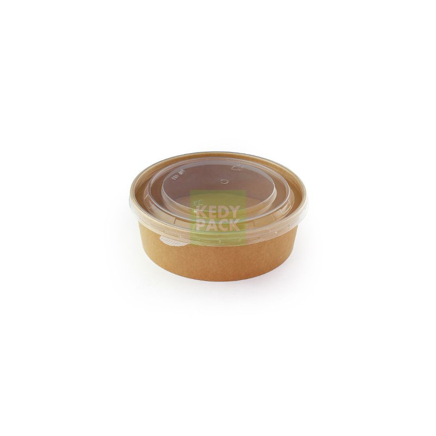 Bol carton + Couvercle micro-ondable Bol carton + Couvercle micro-ondable
