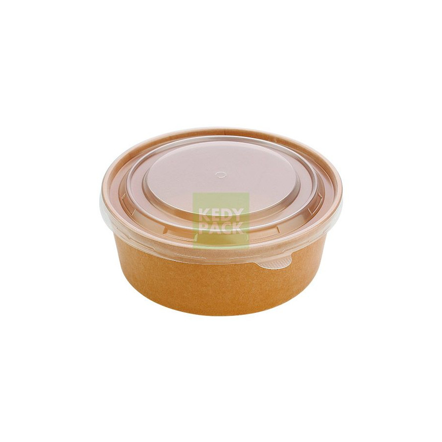 Bol carton + Couvercle micro-ondable Bol carton + Couvercle micro-ondable