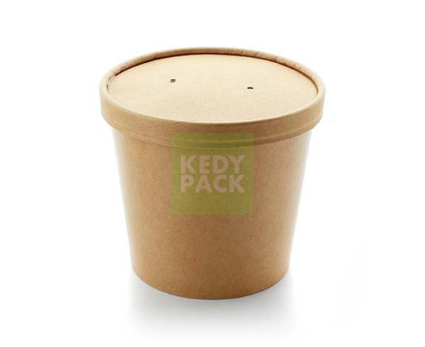 Pot et Couvercle Kraft
