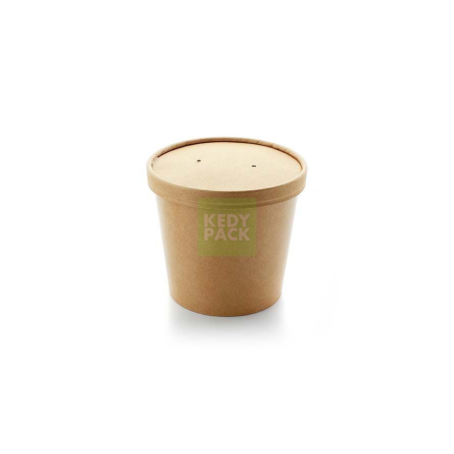 Pot et Couvercle Kraft