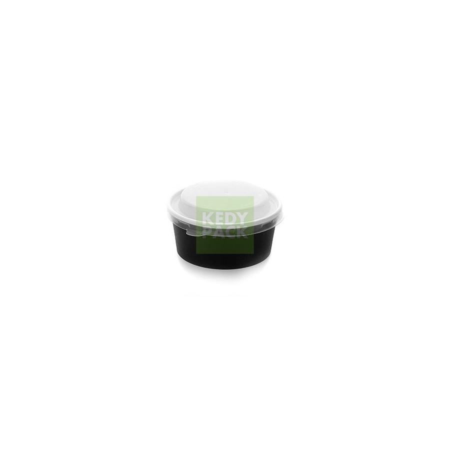 Pot noir et couvercle micro-ondable