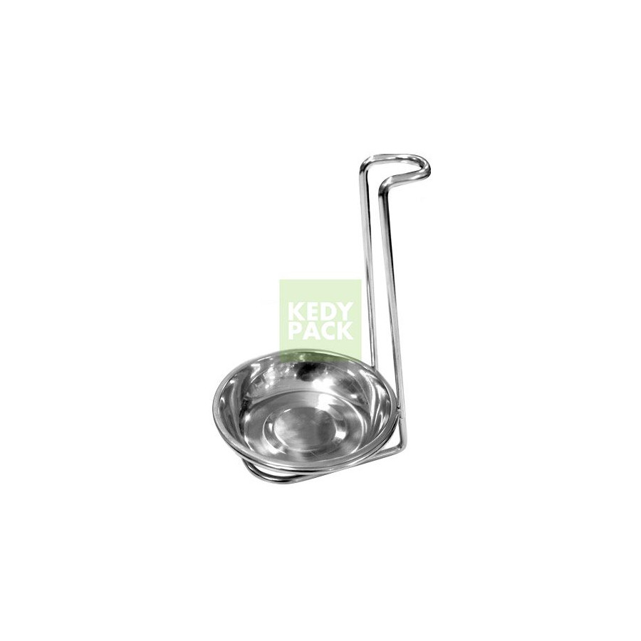 Support pose plat + soucoupe inox