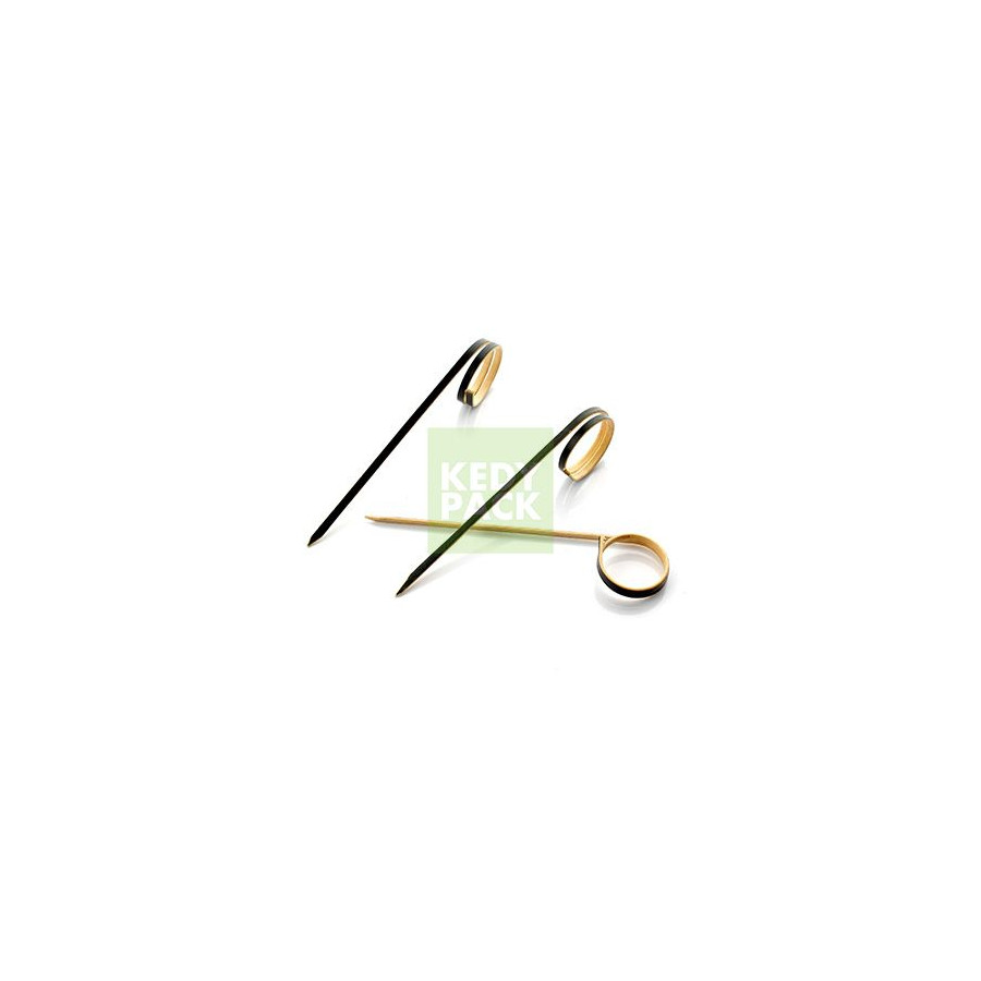 Pic en bambou incurvé avec boucle Pic en bambou incurvé avec boucle