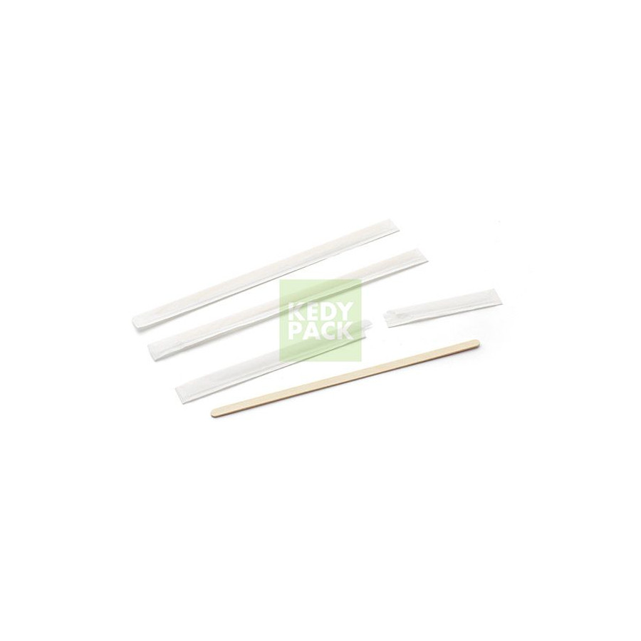 Agitateur bois et Sachet Individuel Agitateur bois et Sachet Individuel
