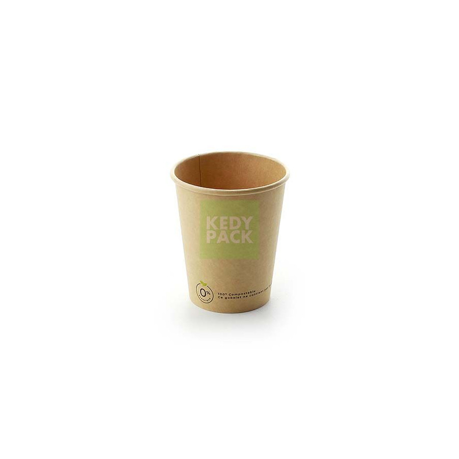 Gobelet Carton kraft sans Plastic Free Gobelet Carton kraft sans Plastic Free